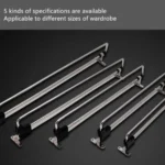 Telescopic Rail Pull-Out Wardrobe Clothes Hanger(30cm) - Image 8