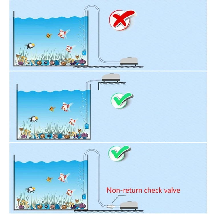 HC2300_3.webp RS-290 220V 3W Single Outlets Adjustable Flow Silent Aquarium Air Pump Fish Tank Oxygen Air Pump - Image 4