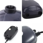 RS-390 220V 5W Double Outlets Adjustable Flow Silent Aquarium Air Pump Fish Tank Oxygen Air Pump - Image 4