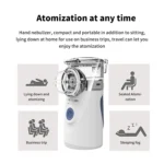 Portable Ultrasonic Nebulizer Mini Handheld Inhaler Respirator Health Care Home Machine Atomizer for Children - Image 7