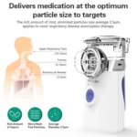 Portable Ultrasonic Nebulizer Mini Handheld Inhaler Respirator Health Care Home Machine Atomizer for Children - Image 8