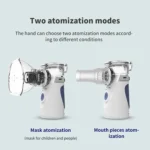 Portable Ultrasonic Nebulizer Mini Handheld Inhaler Respirator Health Care Home Machine Atomizer for Children - Image 9