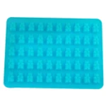 2 PCS 50 Holes Small Bear Chocolate Tray Silicone Mold Cookie Mold Candy Mold, Random Color Delivery, Size: 19*13.7*1cm - Image 4