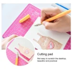 Junesix A5 Cutting Mat Set Cutting Mat & Ruler & Carving Knife - Image 3