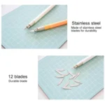Junesix A5 Cutting Mat Set Cutting Mat & Ruler & Carving Knife - Image 4