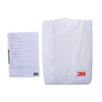 3M 4515 One-piece White Anti-static Anti-chemical Dustproof Sandblasting Suit with Cap, Size: M - Image 7