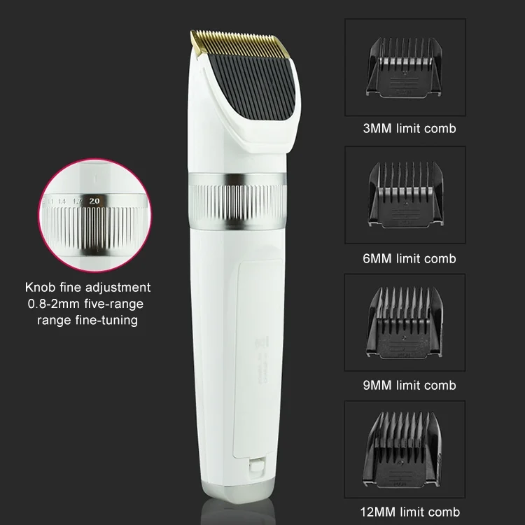 HC2530_5.webp Q6 USB Charging Electric Pet Shaver with Four Combs - Image 6