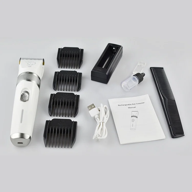 HC2530_6.webp Q6 USB Charging Electric Pet Shaver with Four Combs - Image 7