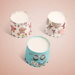 24pcs / Pack Round Lamination Cake Cup Muffin Cases Chocolate Cupcake Liner Baking Cup, Size: 7 x 6  x 5.5cm, Random Color Delivery - Image 2