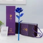 24K Golden Foil Plated Decoration Rose Artificial Flower, Random Color Delivery - Image 9