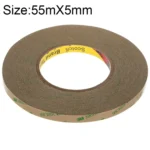 Super Adhesive Ultra-thin Transparent and High-temperature Resistant Double-sided Traceless Tape, Size: 55m x 5mm