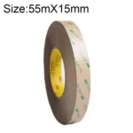 Super Adhesive Ultra-thin Transparent and High-temperature Resistant Double-sided Traceless Tape, Size: 55m x 15mm