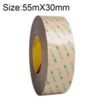 Super Adhesive Ultra-thin Transparent and High-temperature Resistant Double-sided Traceless Tape, Size: 55m x 25mm