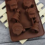 2 PCS Christmas Tree Santa Claus Chocolate Dessert Pastry Kitchen Baking Silicone Ice Lattice Mold - Image 5