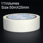 11 Volumes High Adhesion Decoration Spraying Masking office Writing Beautiful Paper Tape, Size: 50m x 25mm
