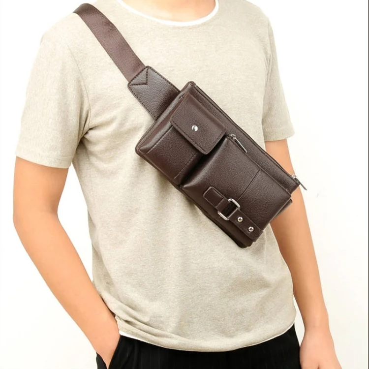 HC26741Z.webp Universal Outdoor Men Shoulder Messenger Bags Retro Men Waist Bag, Size: S (24.5cm x 13cm x 1cm) - Image 1
