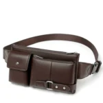 Universal Outdoor Men Shoulder Messenger Bags Retro Men Waist Bag, Size: S (24.5cm x 13cm x 1cm) - Image 2