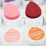 Water Droplets Inkpad Kids Favors Ink Stamp Pads Colorful Ink Pad DIY Scrapbooking Drop Shape, Random Color Delivery - Image 4