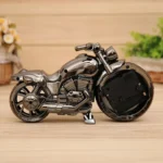 Cartoon Motorcycle Alarm Clock Bedroom Plastic Pointer Alarm Clock, Size: 23*13*6cm - Image 3