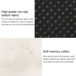 Office Chair Cushion Buttock Coccygeal Orthodontic Cushion, Size: 45x38x13cm - Image 4