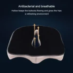 Office Chair Cushion Buttock Coccygeal Orthodontic Cushion, Size: 45x38x13cm - Image 6