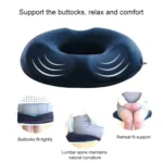 Office Thickening Crystal Velvet Hip Anti-Hemorrhoids Cushion, Size: 45x41x7cm - Image 5