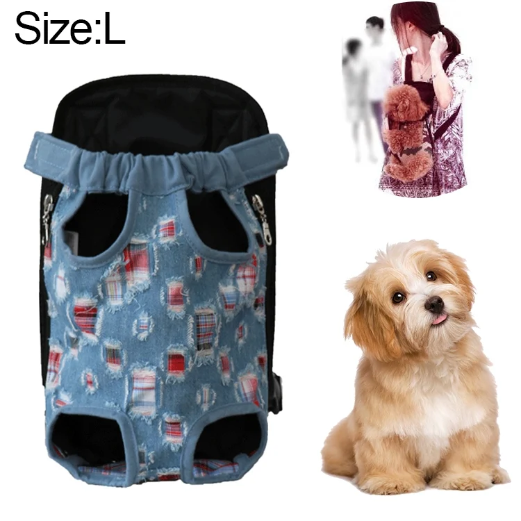 HC2731E.webp Front Pet Carrier Dog Backpack Bag, Size:L - Image 1