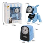 Mini Manual Child Deformation Alarm Clock Robot Toy - Image 3