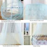 Household Circular Suspended Ceiling Mosquito Net Princess Tents - Image 3