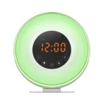 Multi-function Led Touch Intelligent Wake-up Light Alarm Clock with FM Radio - Image 2