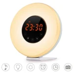 Multi-function Led Touch Intelligent Wake-up Light Alarm Clock with FM Radio - Image 3
