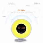 Multi-function Led Touch Intelligent Wake-up Light Alarm Clock with FM Radio - Image 6