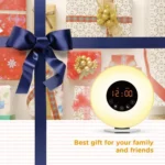 Multi-function Led Touch Intelligent Wake-up Light Alarm Clock with FM Radio - Image 10