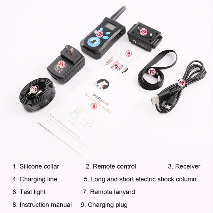 HC2786_13.webp Automatic Anti Barking Collar Pet Training Control System + Electric Shock PU Leather Collar for Dogs - Image 14