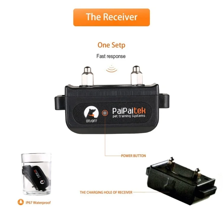 HC2786_7.webp Automatic Anti Barking Collar Pet Training Control System + Electric Shock PU Leather Collar for Dogs - Image 8