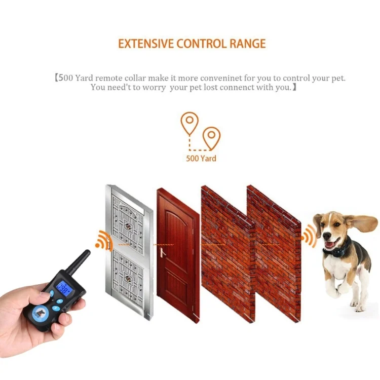 HC2786_8.webp Automatic Anti Barking Collar Pet Training Control System + Electric Shock PU Leather Collar for Dogs - Image 9