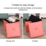 Storage Box Creative Dormitory Storage Stool - Image 5