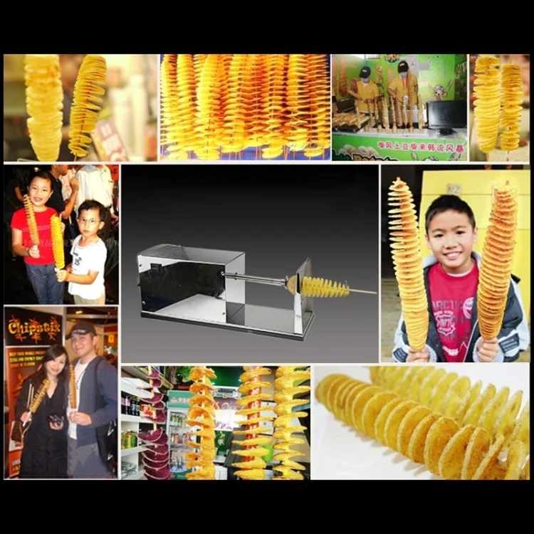 HC2830_6.webp Stainless Steel Electric Tornado Potato Tower Crane, EU Plug - Image 7