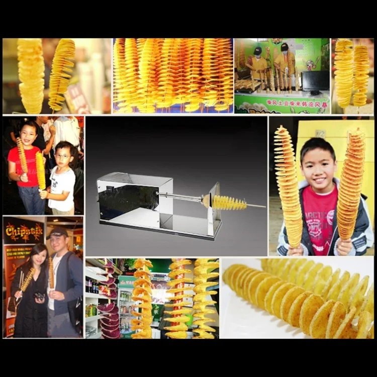 HC2830_7.webp Stainless Steel Electric Tornado Potato Tower Crane, EU Plug - Image 8