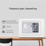 17E Home Mini Electronic Security Lock Box Wall Cabinet Safety Box without Coin-operated Function - Image 7