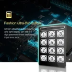 17E Home Mini Electronic Security Lock Box Wall Cabinet Safety Box with Coin-operated Function - Image 12
