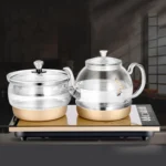 Pumping Type Automatic Add Water Full Intelligent Electric Glass Kettle Pumping Boiled Tea Stove Set - Image 2