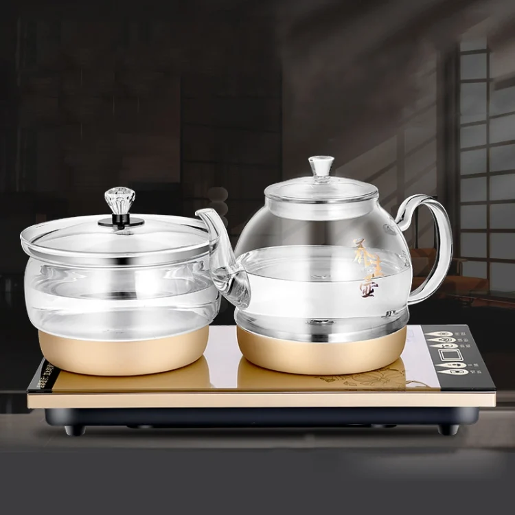 HC2871_1.webp Pumping Type Automatic Add Water Full Intelligent Electric Glass Kettle Pumping Boiled Tea Stove Set - Image 2