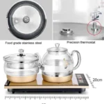 Pumping Type Automatic Add Water Full Intelligent Electric Glass Kettle Pumping Boiled Tea Stove Set - Image 12