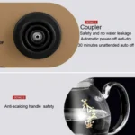 Pumping Type Automatic Add Water Full Intelligent Electric Glass Kettle Pumping Boiled Tea Stove Set - Image 13