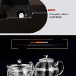 Pumping Type Automatic Add Water Full Intelligent Electric Glass Kettle Pumping Boiled Tea Stove Set - Image 14