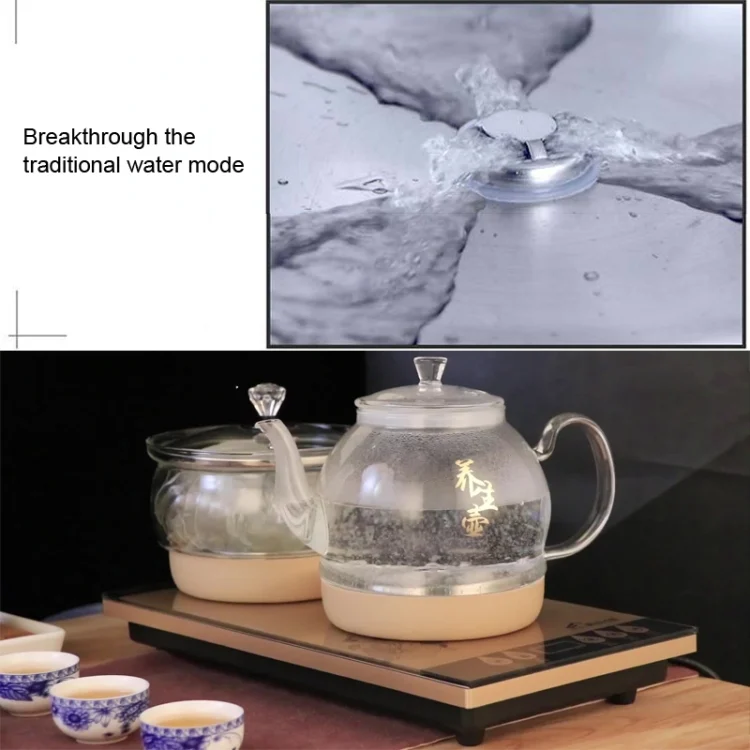 HC2871_4.webp Pumping Type Automatic Add Water Full Intelligent Electric Glass Kettle Pumping Boiled Tea Stove Set - Image 5