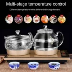 Pumping Type Automatic Add Water Full Intelligent Electric Glass Kettle Pumping Boiled Tea Stove Set - Image 7