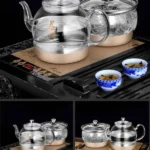 Pumping Type Automatic Add Water Full Intelligent Electric Glass Kettle Pumping Boiled Tea Stove Set - Image 8