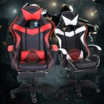 Computer Office Chair Home Gaming Chair Lifted Rotating Lounge Chair with Nylon Feet - Image 9